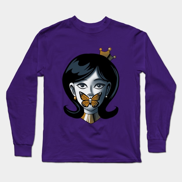 The Silence of the Monarch Long Sleeve T-Shirt by Fishmas